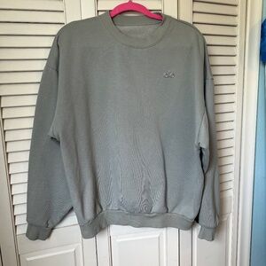 Alo Yoga Accolade Crew Neck Pullover - Size L - Limestone Green